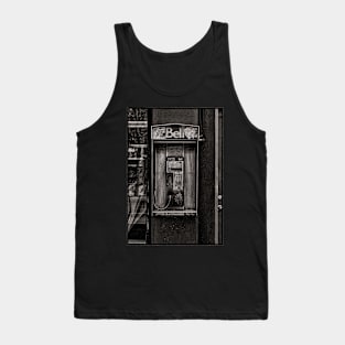 Phone Booth No 32 with Border Tank Top